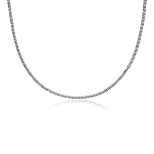 Lantisor argint rodiat 3 mm x 45 cm DiAmanti CPLT1.0-45cm-SL (Argint 925‰ 7,5 g.)